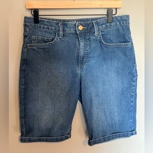 Riders by Lee Midrise Bermuda Denim Shorts